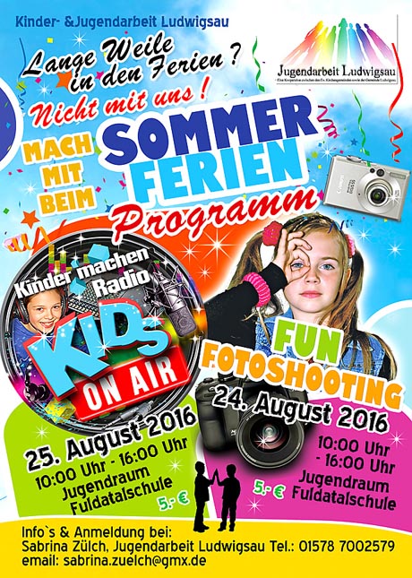 Ferienaktionen Ludwigsau 2016 kids ON AIR